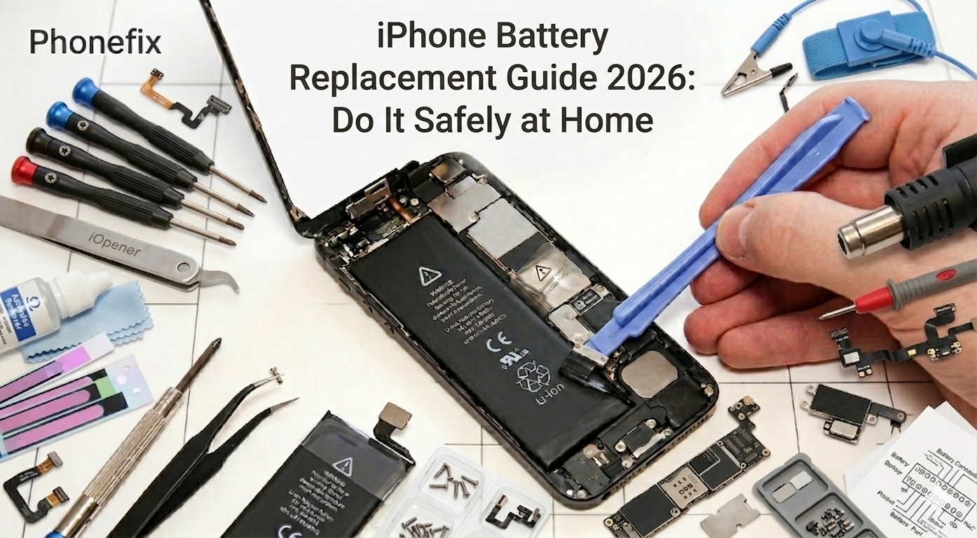 iPhone Battery Replacement Guide 2026: Do It Safely at Home