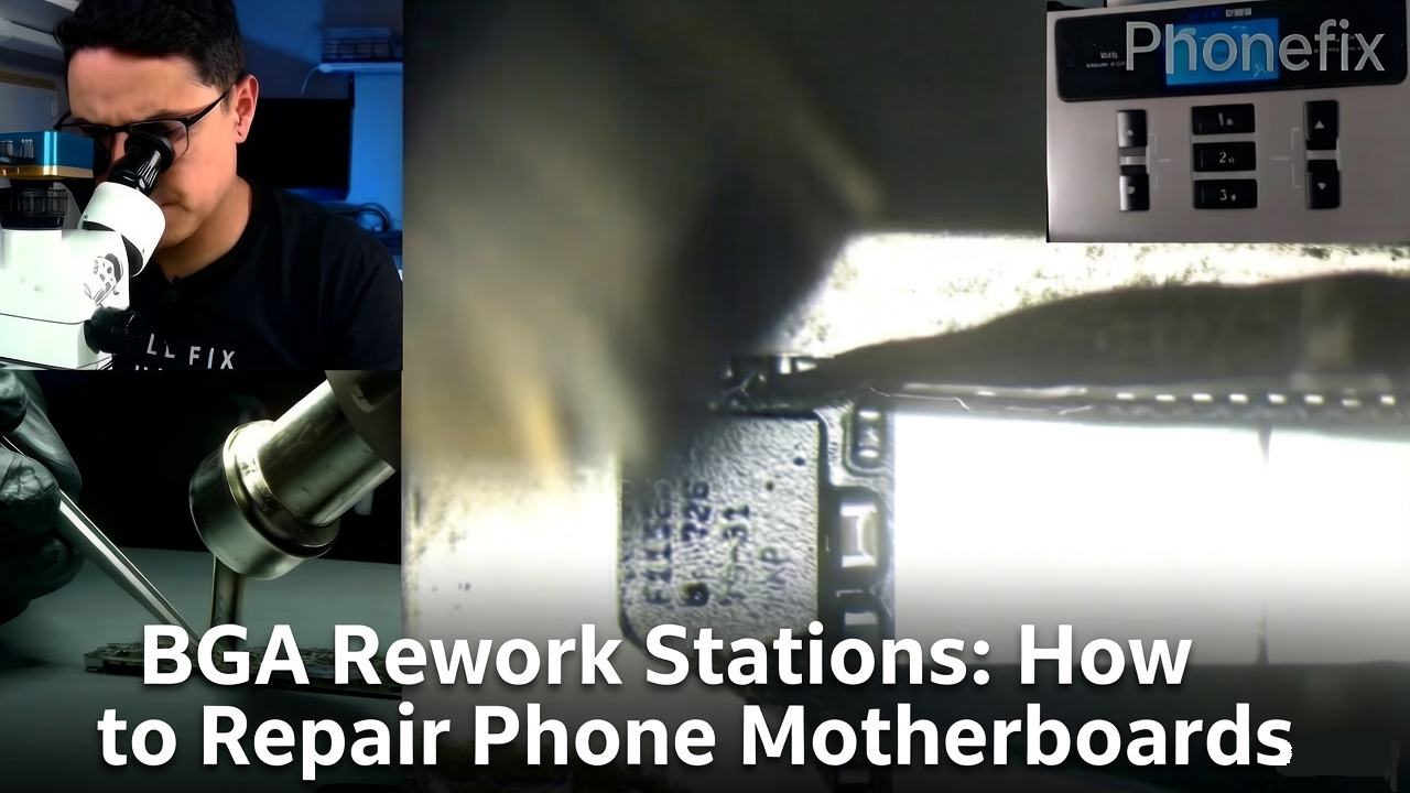 BGA Rework Stations: How to Repair Phone Motherboards