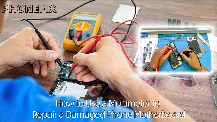 How to Use a Multimeter to Repair a Damaged Phone Motherboard