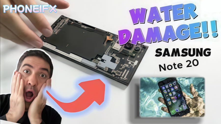 How to Fix a Water-Damaged Samsung Galaxy Note 20 That Won't Turn On