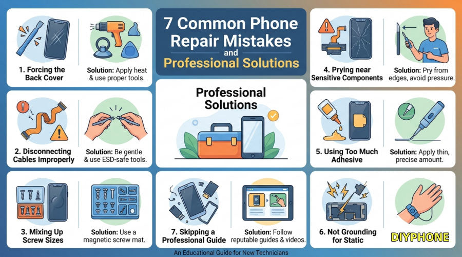 7 Common Phone Repair Mistakes and Professional Solutions