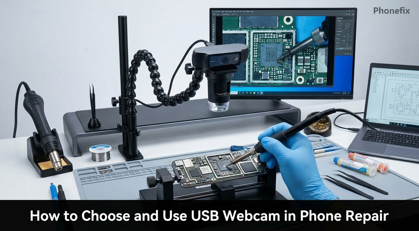 How to Choose and Use USB Webcam in Phone Repair
