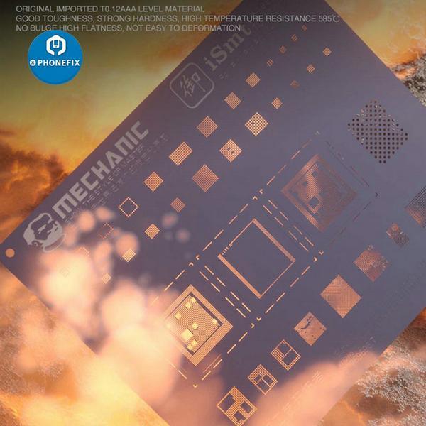 9 Steps for Cellphone CPU Solder Paste Reballing