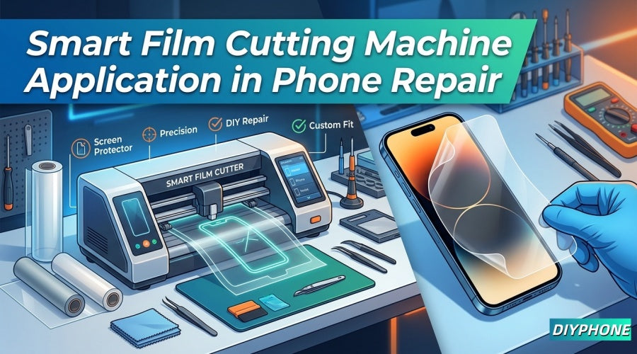 Smart Film Cutting Machine Application in Phone Repair