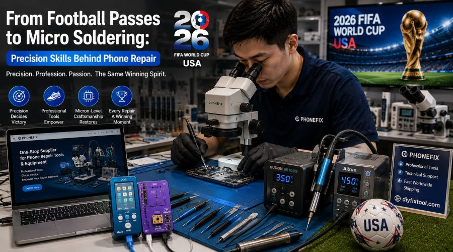 From Football Passes to Micro Soldering: Precision Skills Behind Phone Repair