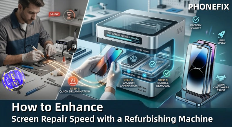 How to Enhance Screen Repair Speed with a Refurbishing Machine