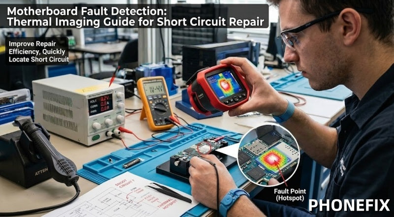 Motherboard Fault Detection: Thermal Imaging Guide for Short Circuit Repair