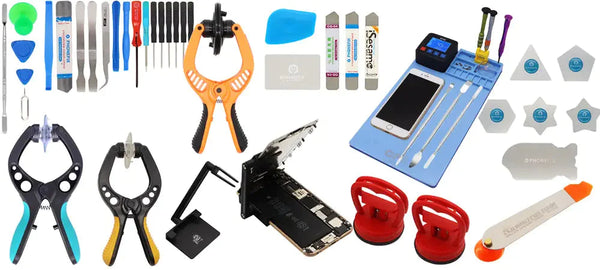 Kit De 4 Outils De Réparation D'écran De Téléphone - Pinces Réglables Et Clips De Fixation En Aluminium