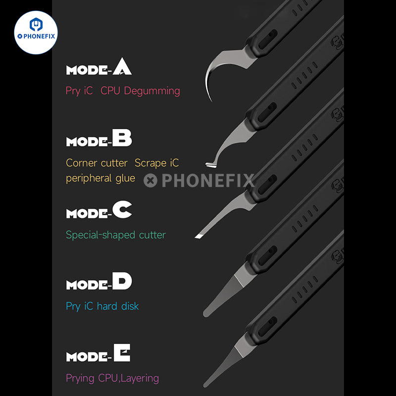 MECHANIC Quick Edge 7 Integrated Blade Set IC Prying Glue Removal