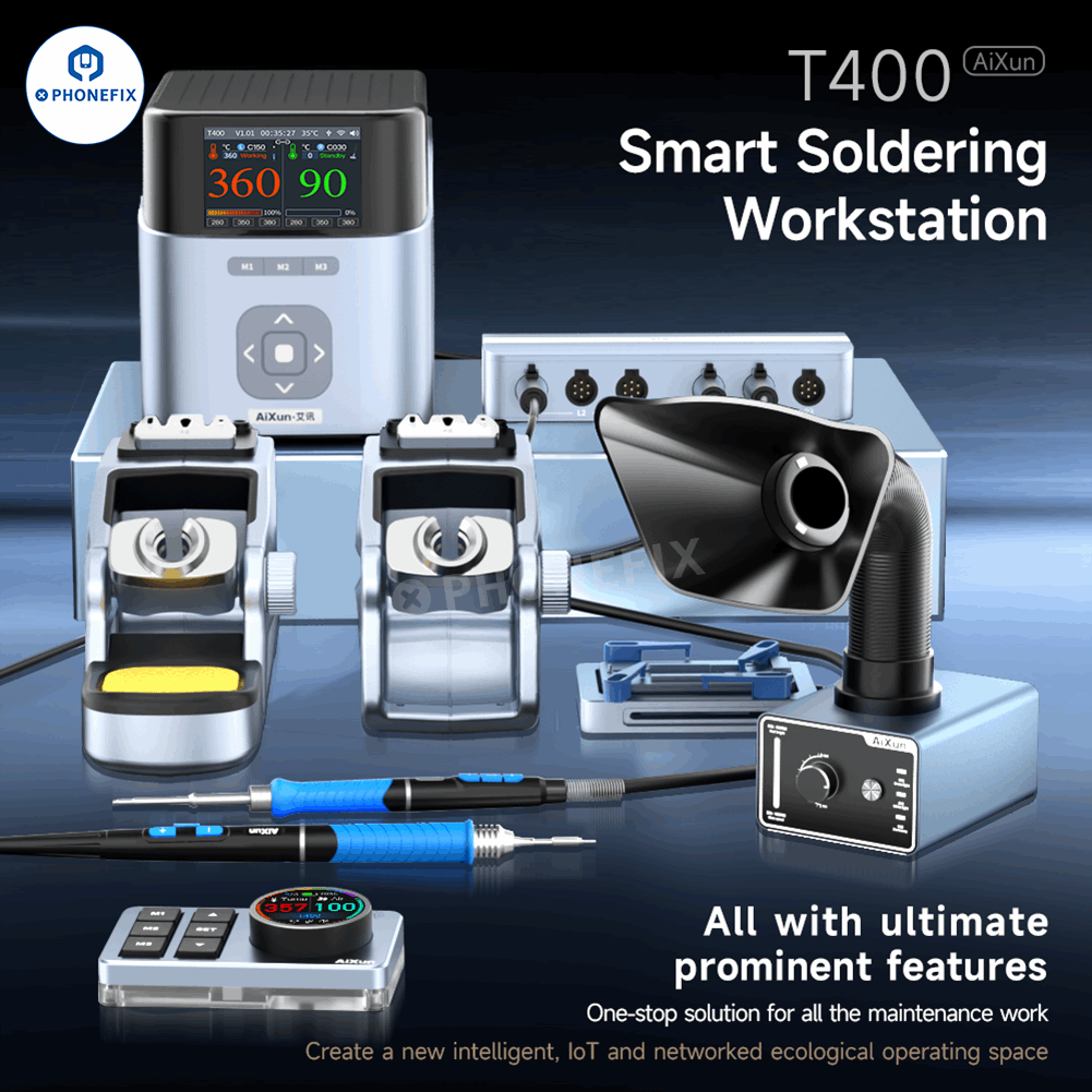 AiXun T400 320W Smart Soldering Workstation With T225 Handle