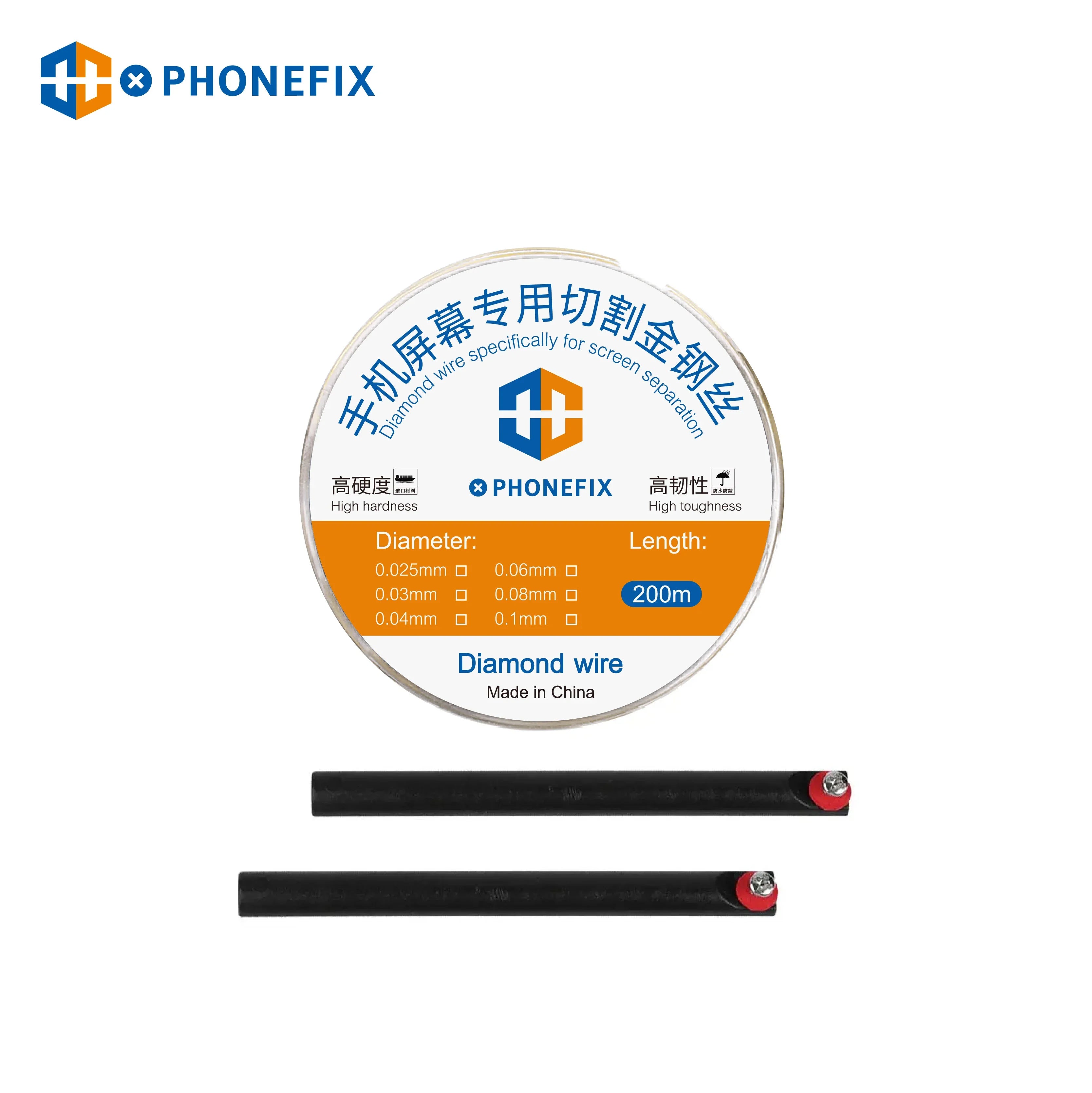 PHONEFIX High Tenacity 200m Special Diamond Wire Cutting Wire