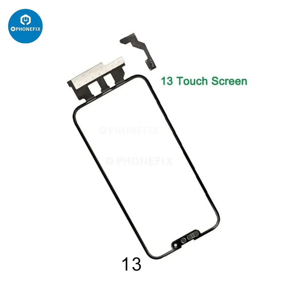For iPhone X-15 Pro Max Touch Screen With Digitizer Flex OCA