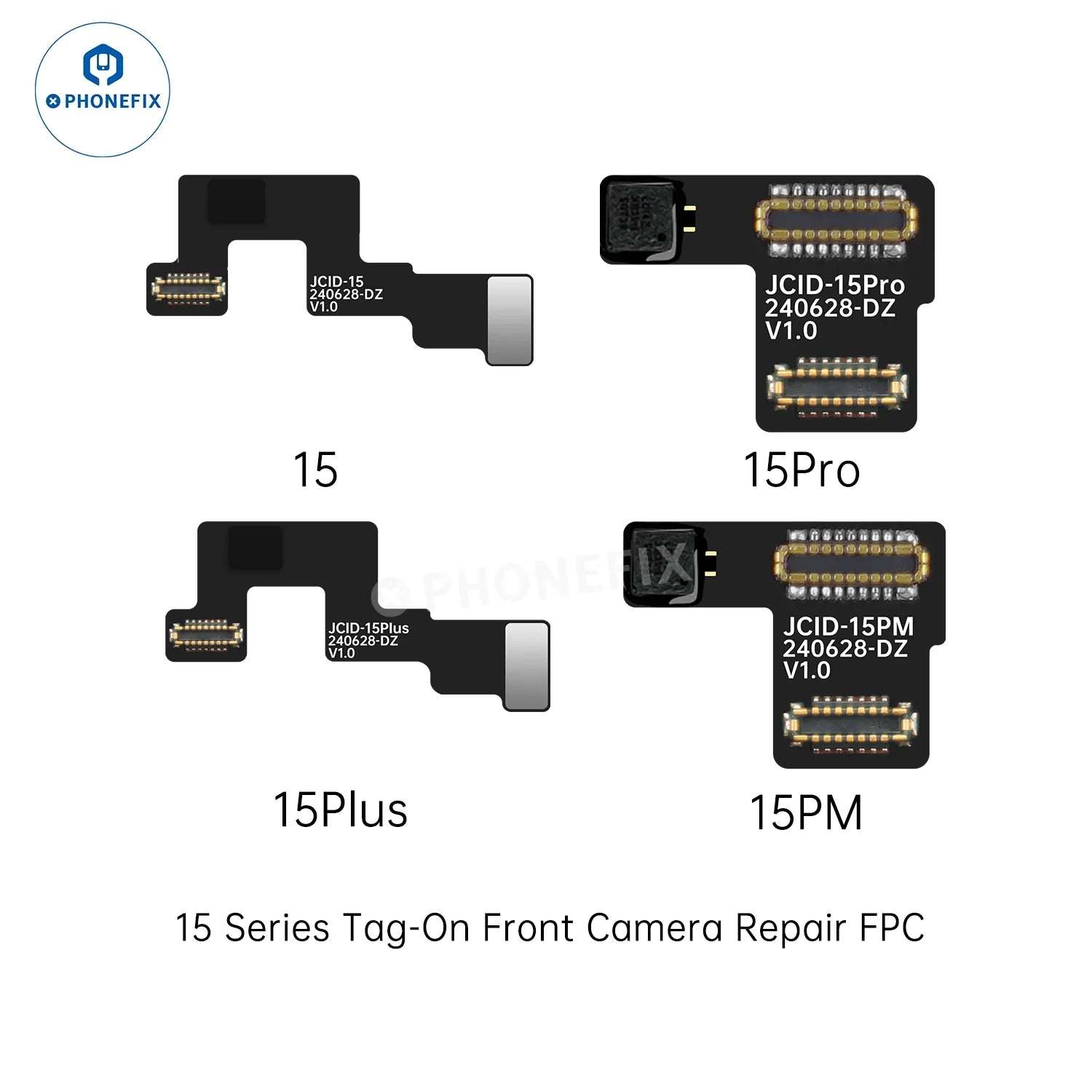JCID Tag-on Front Camera Repair Cable For iPhone 14-17 Pro Max - CHINA PHONEFIX SHOP Team