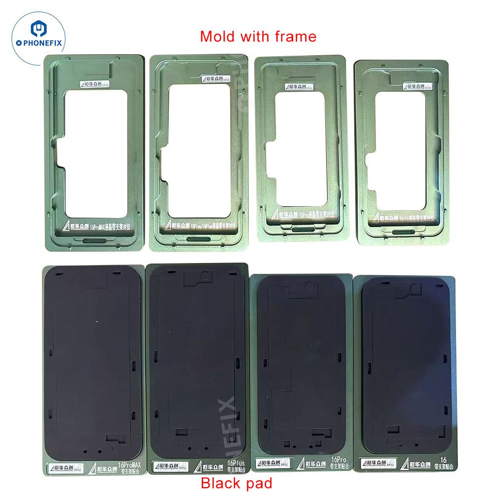 LCD Screen Alignment Mold With Bezel Frame For iPhone 14/15/16 Pro Max
