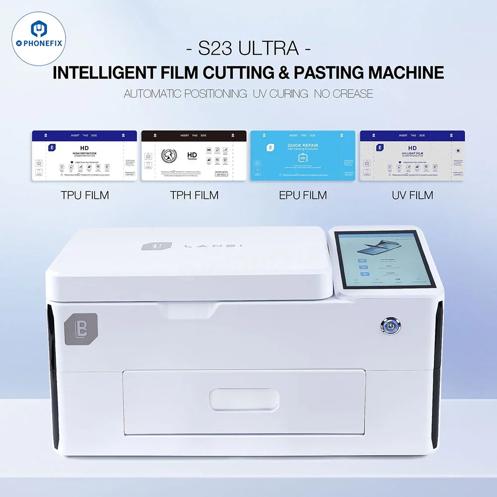 Hydrogel Film Cutting Laminating UV Curing Machine for Phone Screen