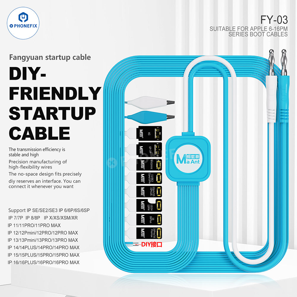 MaAnt FY-03 Power Cable for iPhone 6-16 Pro Max Startup Repairs