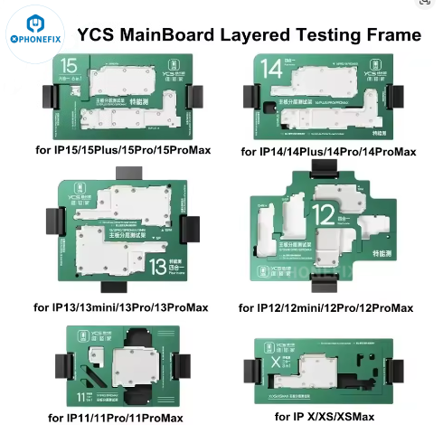 YCS iSocket Motherboard Layered Test Fixture for iPhone X-16 Series