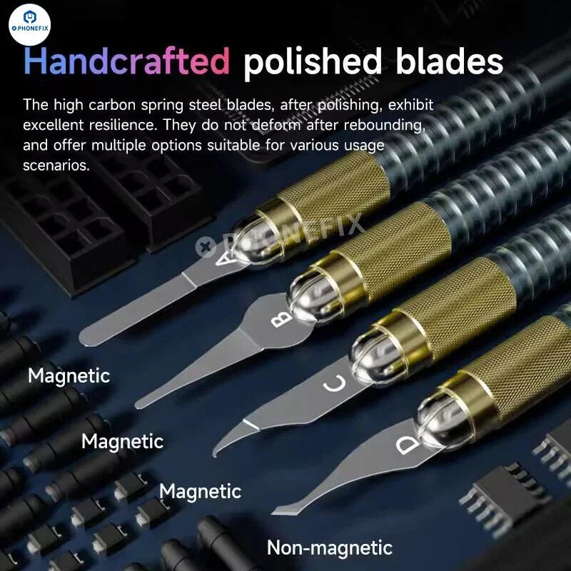 XZZ D004 PCB IC Glue Removal Blade Phone Repair Kit - CHINA PHONEFIX SHOP Team