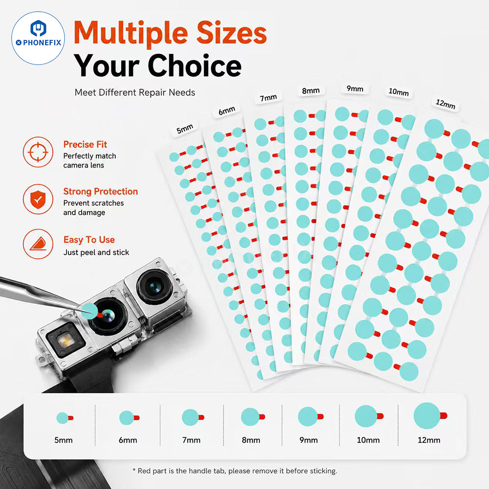 MobiTool Camera Lens Protective Sticker for Mobile Phone Repair - CHINA PHONEFIX SHOP Team
