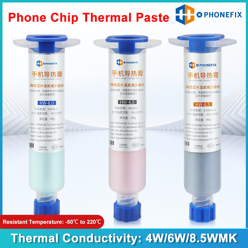 PHONEFIX Chip Thermal Paste Phone Laptop CPU Heat Sink Grease