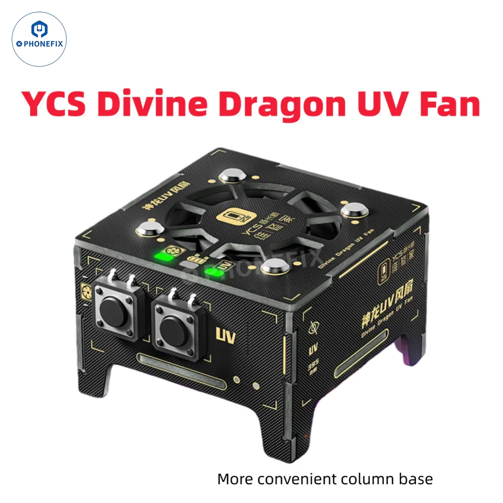 YCS Divine Dragon UV Fan with Cooling Curing 2-in-1 for Phone Repair - CHINA PHONEFIX SHOP Team