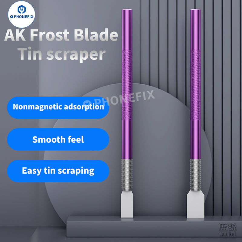 LanRui AK Non-magnetic Tin Scraper Phone Repair Solder Paste Blade