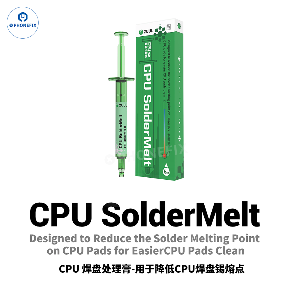 2UUL SC20 CPU SolderMelt Paste Reduces Solder Pads Melting Point