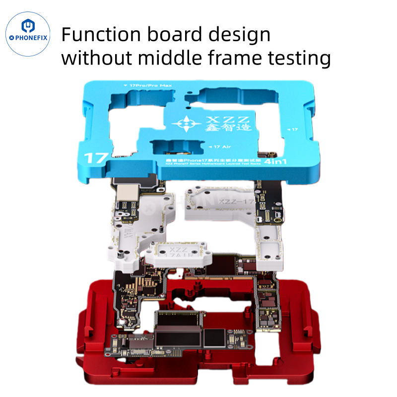 XZZ YCS iSocket 4-in-1 Motherboard Test Fixture for iPhone 17 Series