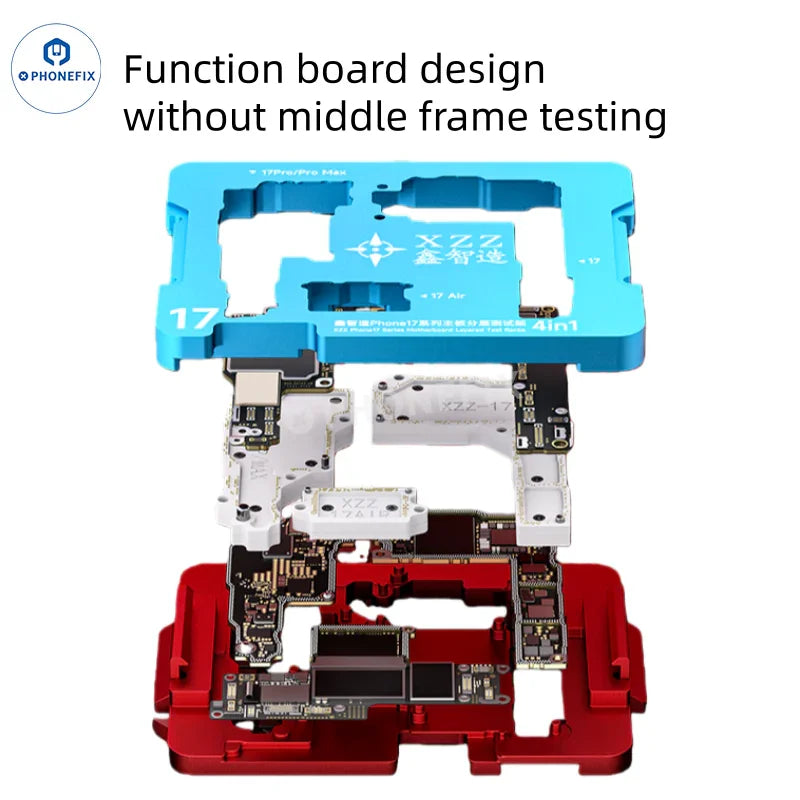 XZZ YCS iSocket 4-in-1 Motherboard Test Fixture for iPhone 17 Series