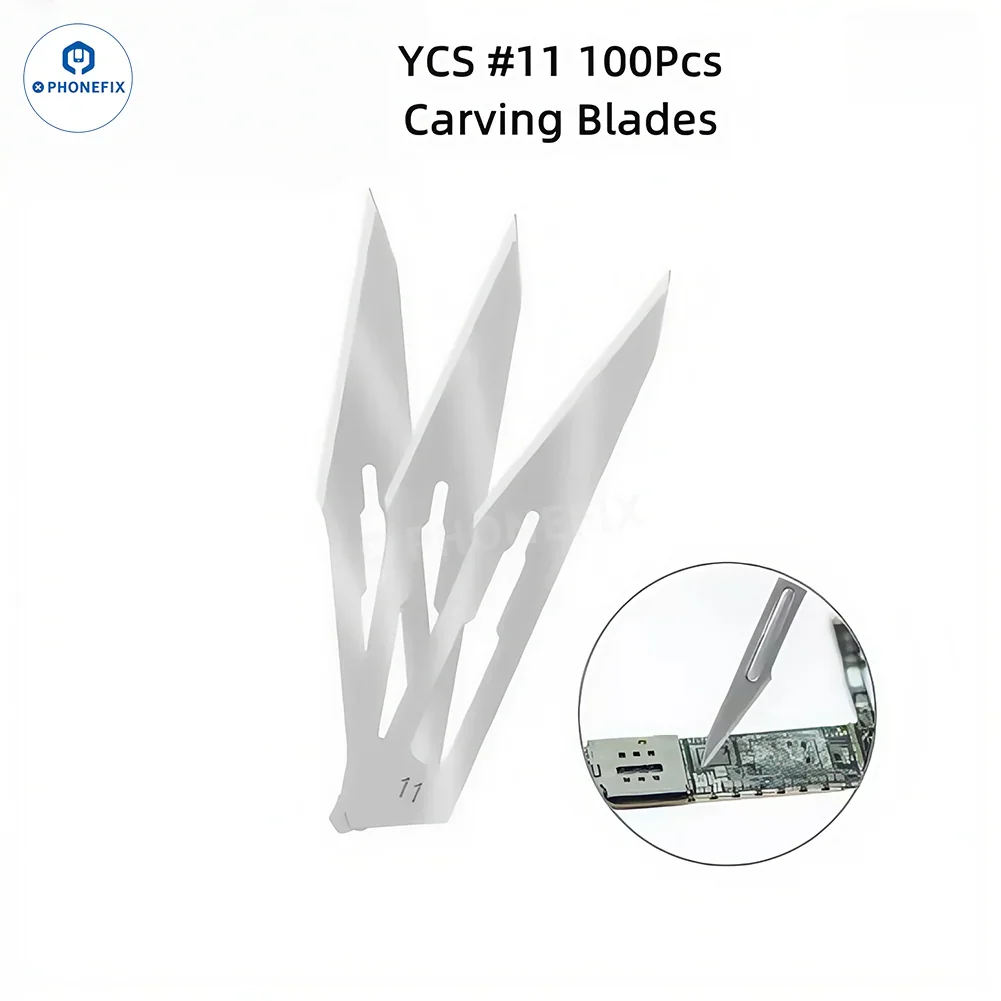 YCS #11 N01/2 CK01 Blade PCB CPU Glue Removal IC Tin Scraping Knife - CHINA PHONEFIX SHOP Team