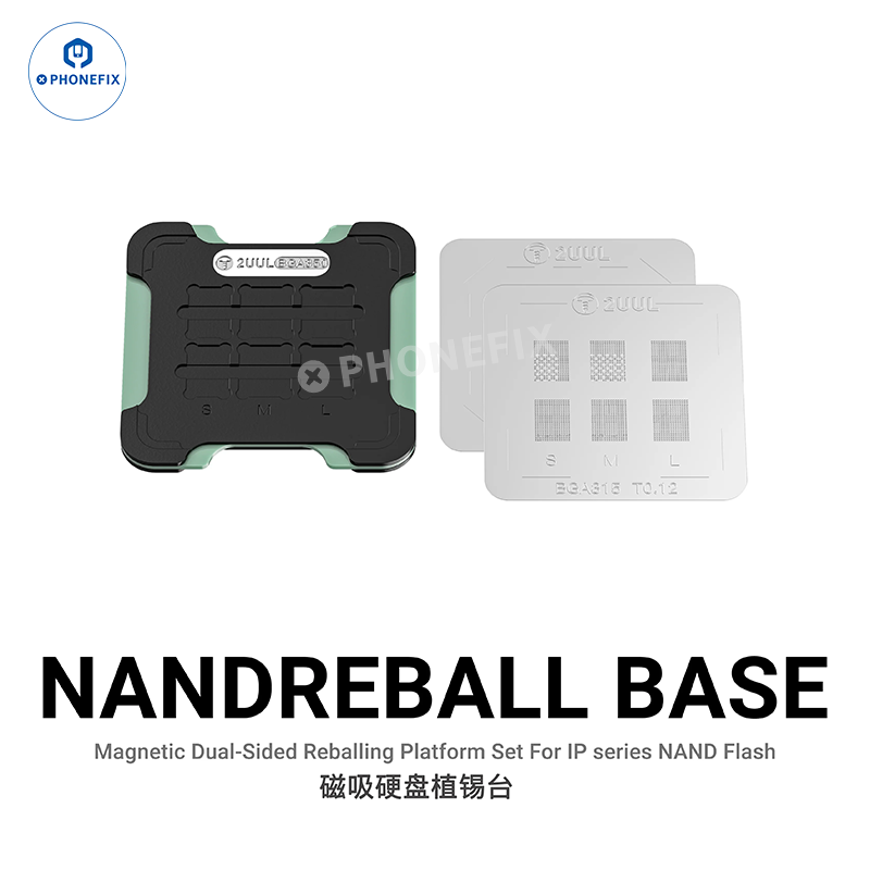 2UUL BH16 Nand Reballing Magnetic Base with BGA110 BGA315 Stencil