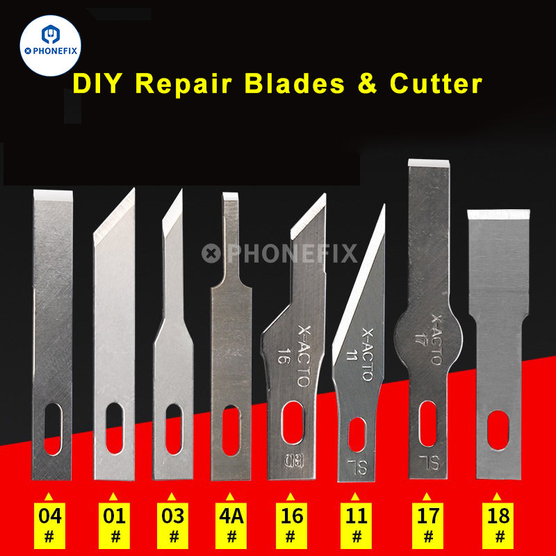 Stainless Steel Blades Knife Carving Tools PCB Repair Scraper