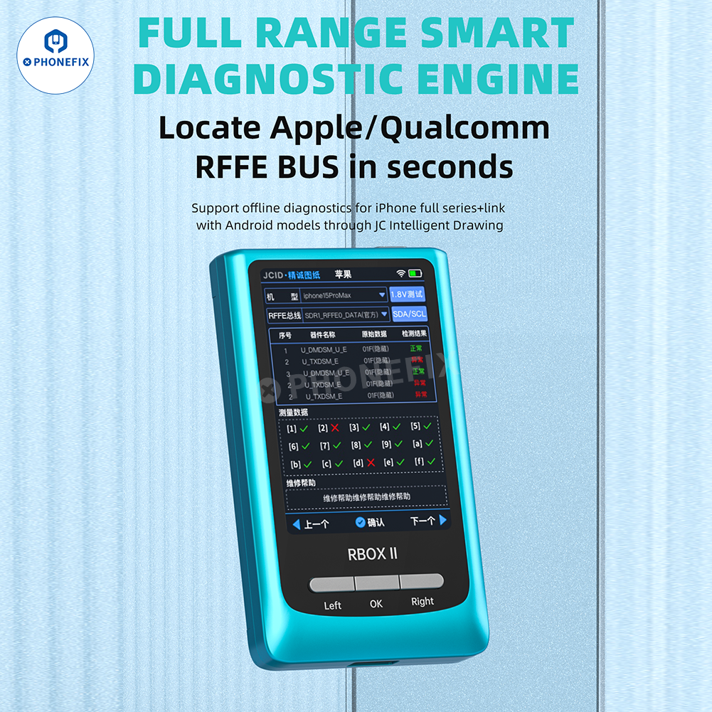 JCID RBOX2 Bus Analyzer with JC Drawing Smart Diagnostics
