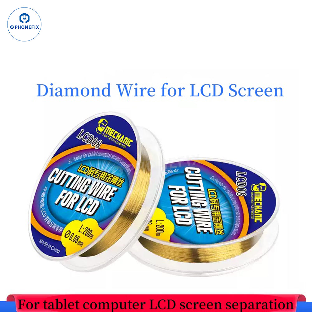 Phone Touch Screen Cutting Wire Curved LCD Screen Separating