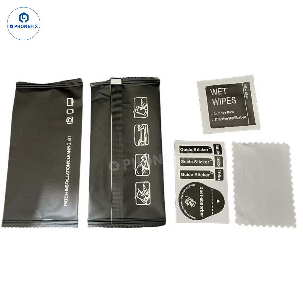 Alcohol Wet Dry Wipes Pack for Phone Screen Camera Lens Cleaning