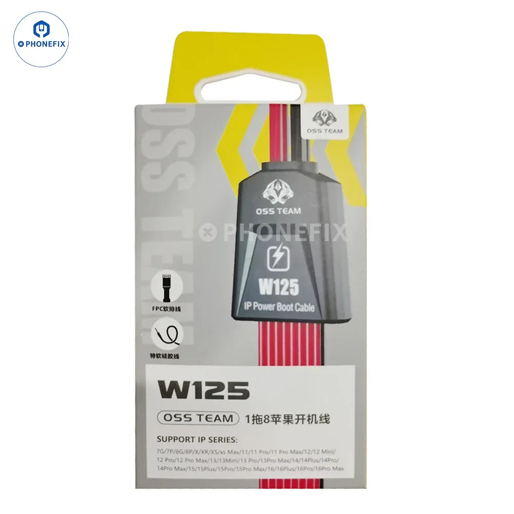OSS W125 8-in-1 Power Boot Soft FPC Cable For iPhone 7-16 Pro Max - CHINA PHONEFIX SHOP Team