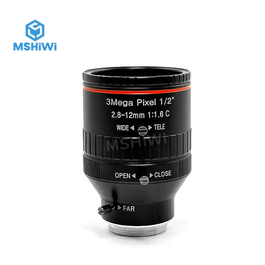2.8-12mm Zoom Lens 3MP F1.6 C Interface 1/2 Lenses For