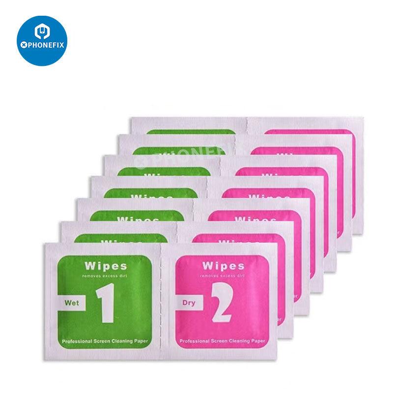 2 In 1 Wet And Dry Wipe Phone Tablet Laptop Screen Cleaning Paper - CHINA PHONEFIX