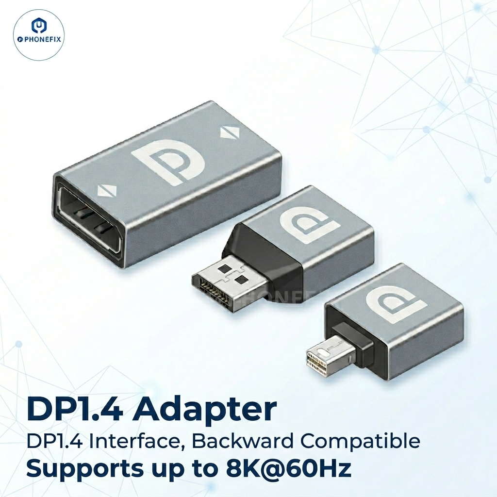 8K 60Hz DP1.4 DisplayPort Extension Adapter for DP Cable Extension