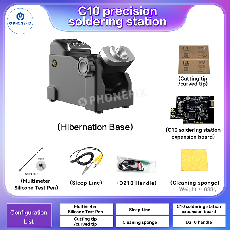 D115/D210/D245 Soldering Handle for i2C C10 Ammeter