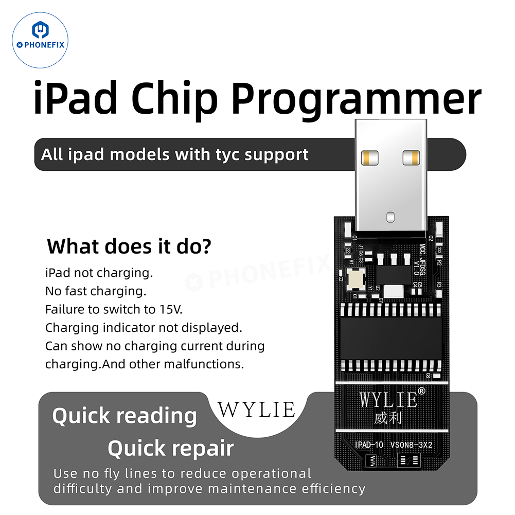 WYLIE iPad Charging Chip Decoding Programmer
