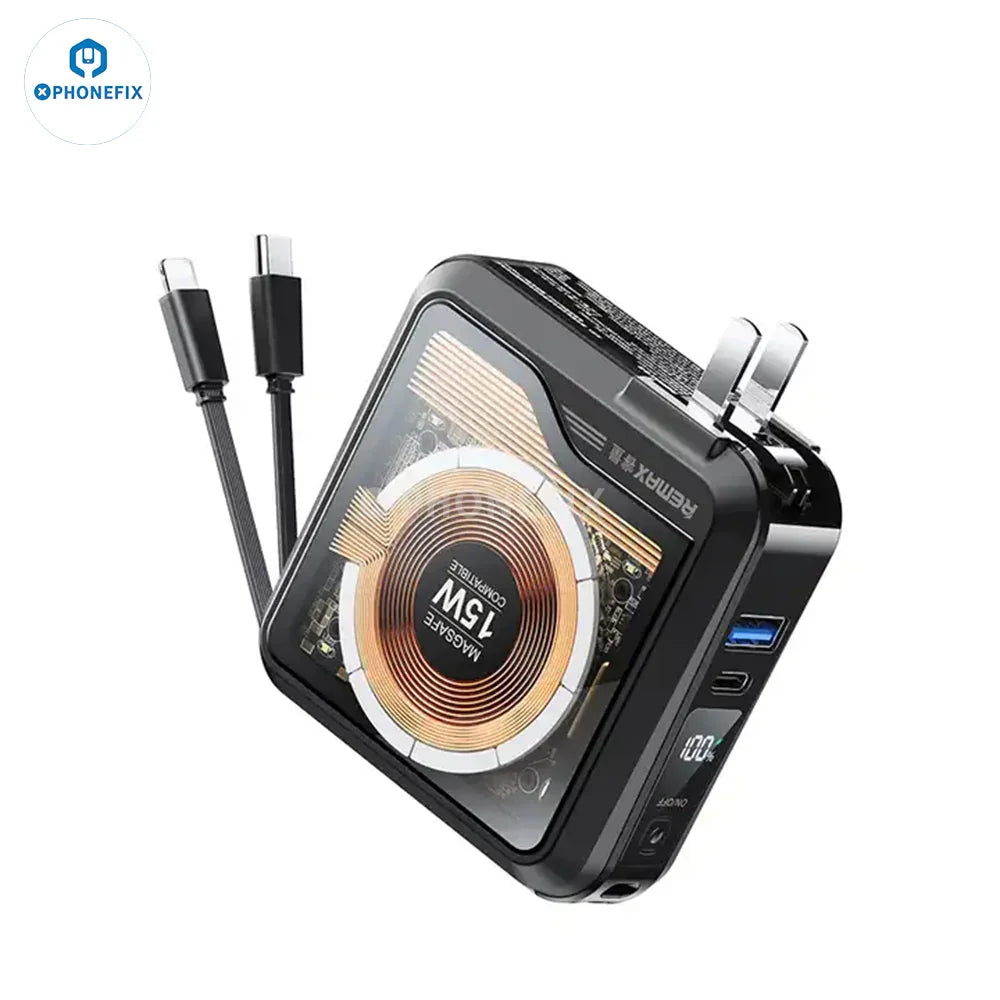 Remax Magnetic Wireless Fast Charging Portable Power Bank - CHINA PHONEFIX SHOP Team