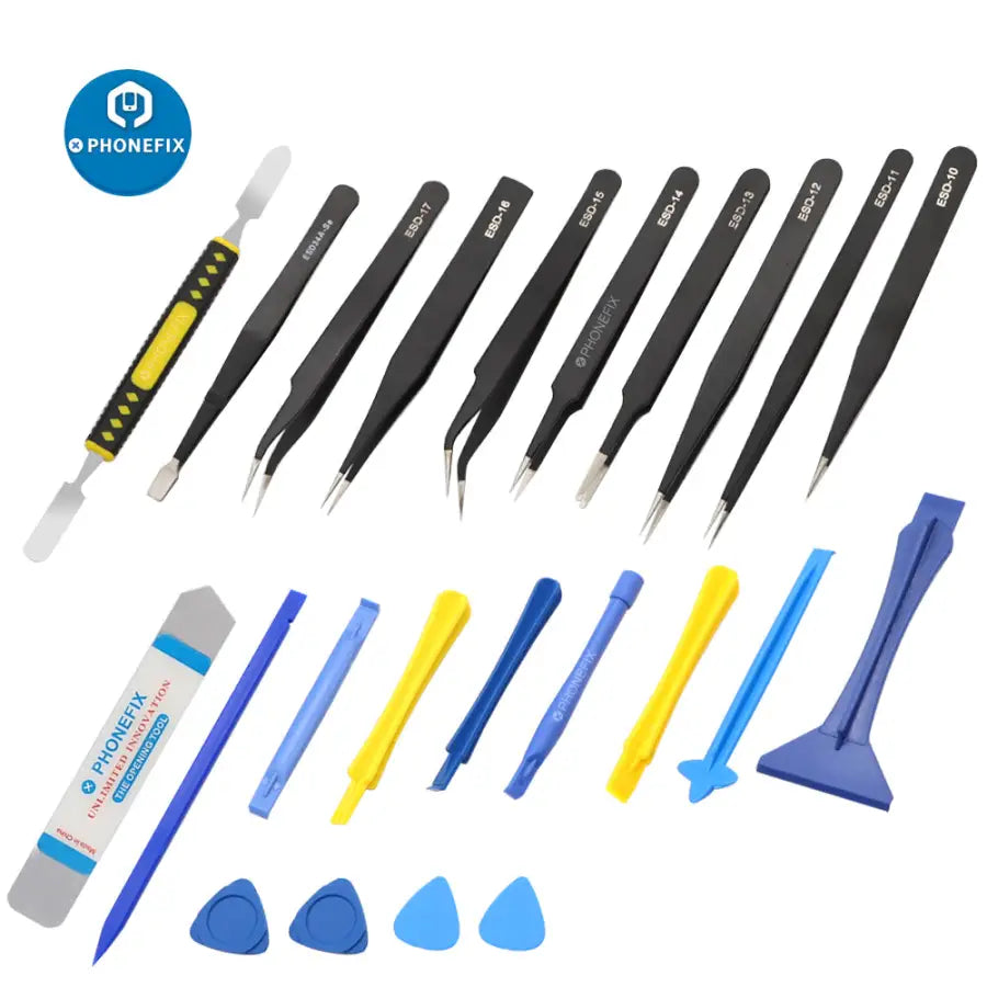 23 In 1 Professional Tweezers Set Screen Opening Toolkit For