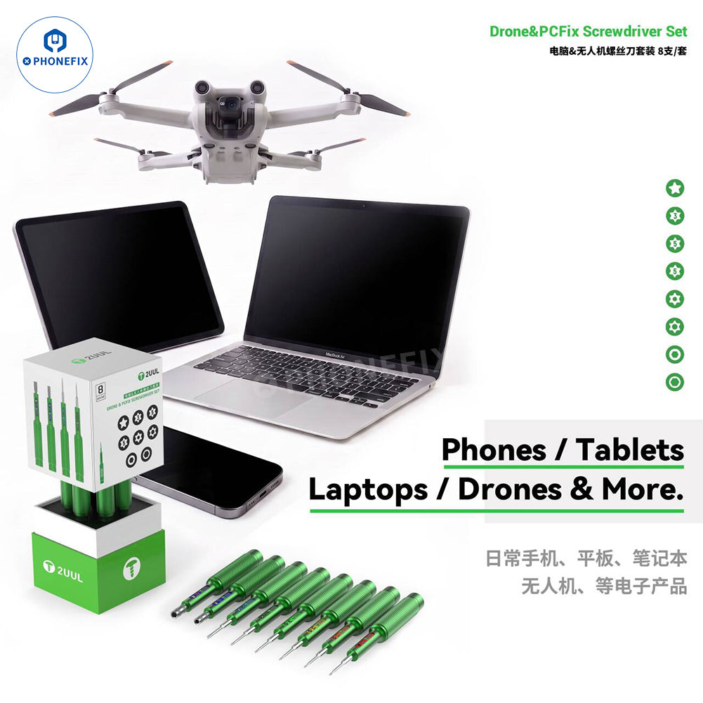 2UUL SD95 Screwdriver Set for PC Laptop & Drone Repair - CHINA PHONEFIX SHOP Team