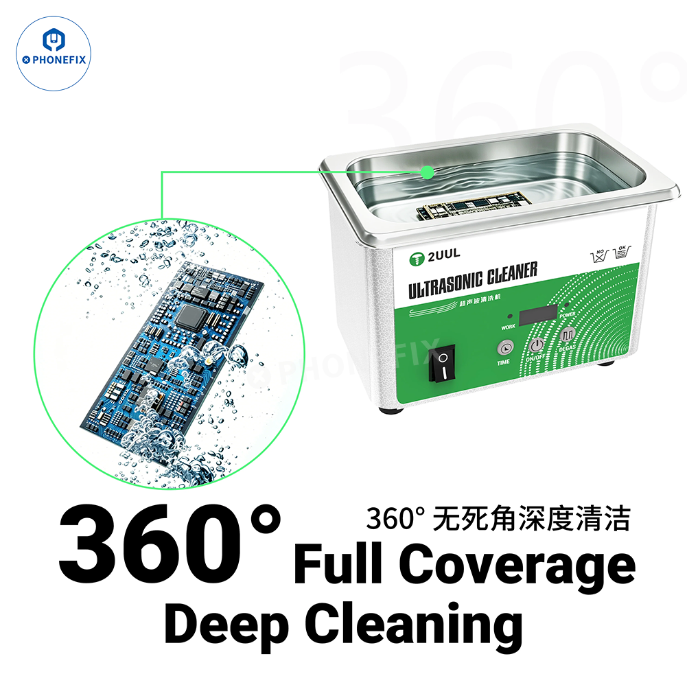 2UUL SS01 0.8L Ultrasonic Cleaner for Phone PCB & BGA IC Cleaning