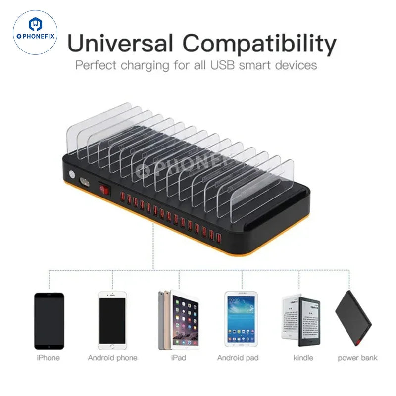 WLX 815 815P USB Charging Station with Storage Rack for Phone Tablet - CHINA PHONEFIX SHOP Team