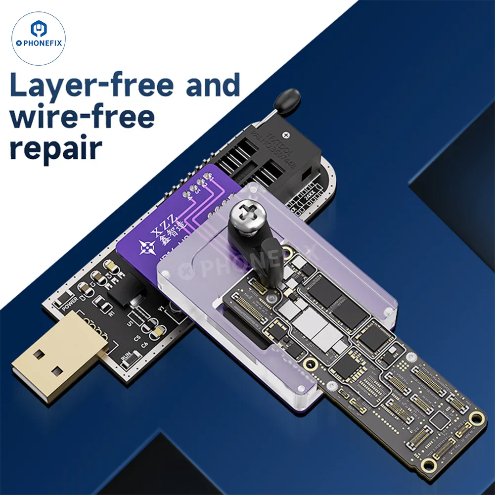 XZZ CH341A U2 Charging EEPROM IC Read Write Tool for iPhone Repair - CHINA PHONEFIX SHOP Team