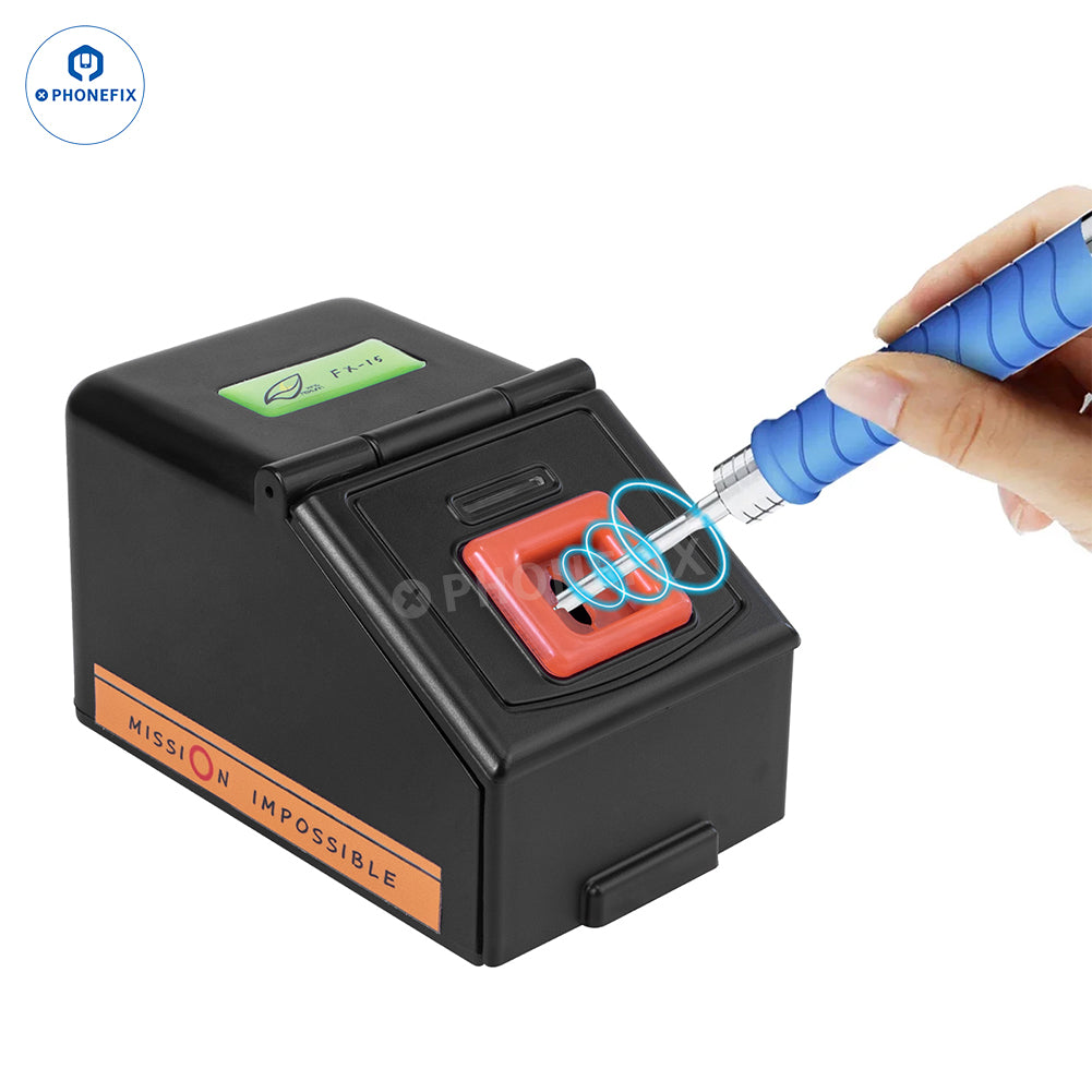 Electric Soldering Tip Cleaner Automatic Cleaning Iron Head Tin Paste