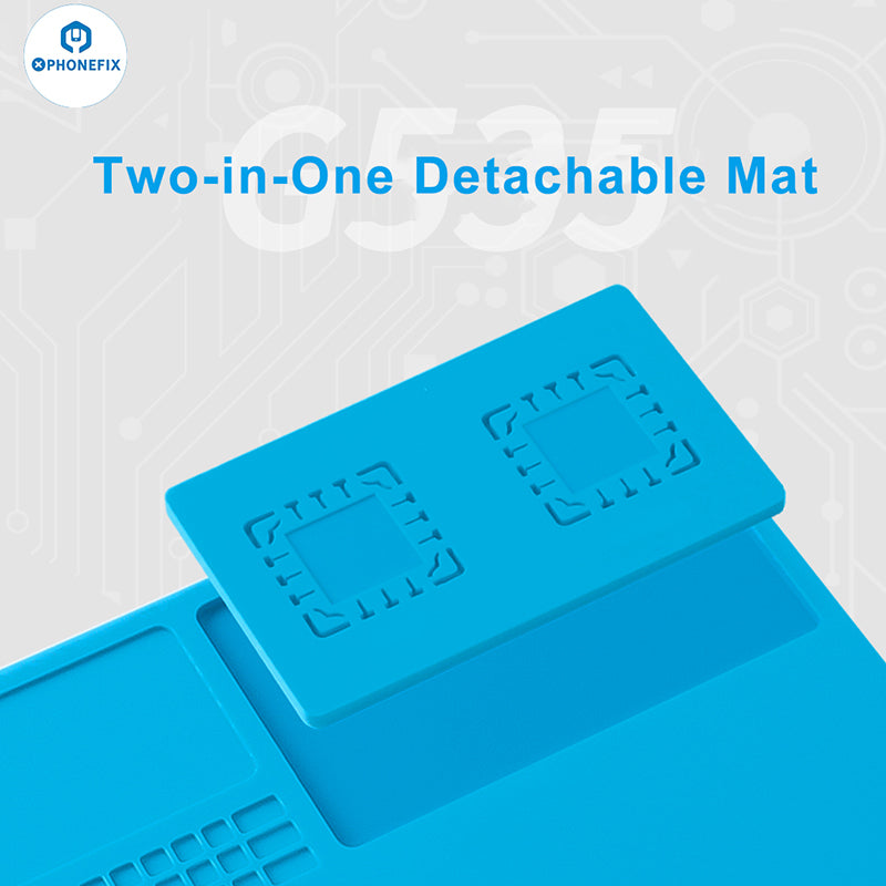 High-Temperature Insulation Pad 2 in 1 Detachable Silicone Mat