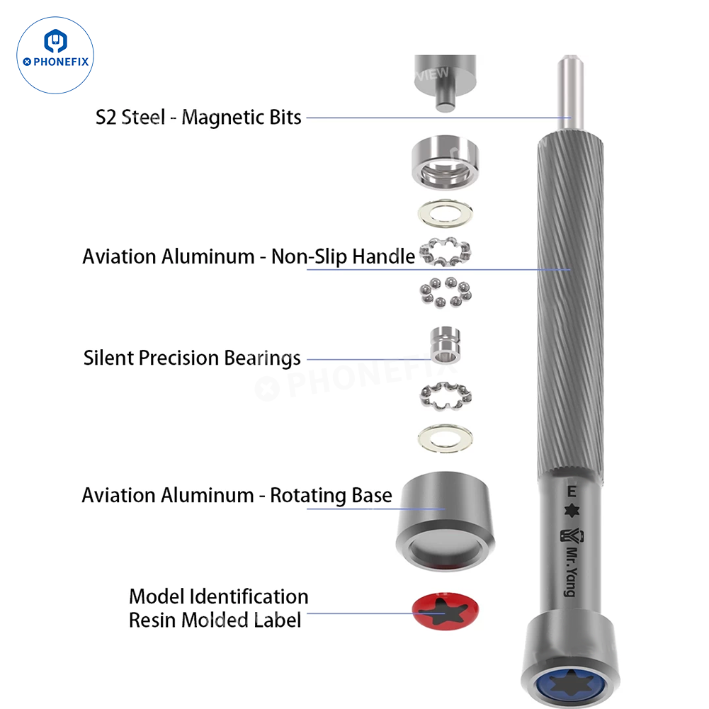 YCS Mr.Yang No.1 S2 Alloy Steel Screwdriver Set for Mobile Repair